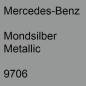 Preview: Mercedes-Benz, Mondsilber Metallic, 9706.